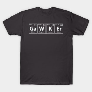 Gawker (Ga-W-K-Er) Periodic Elements Spelling T-Shirt